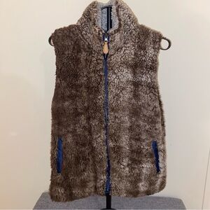 Vintage Y2K Simply Southern Fuzzy Zip Up Sweater Collared Coat Size Small